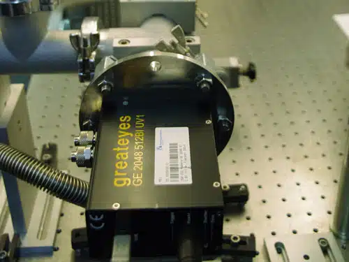 EUV spectroscopy application with Greateyes CCD camera