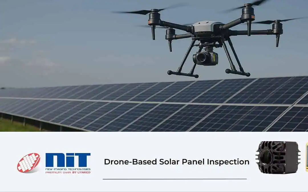 SWIR application image for solar cell, photovoltaic, and energy materials inspection