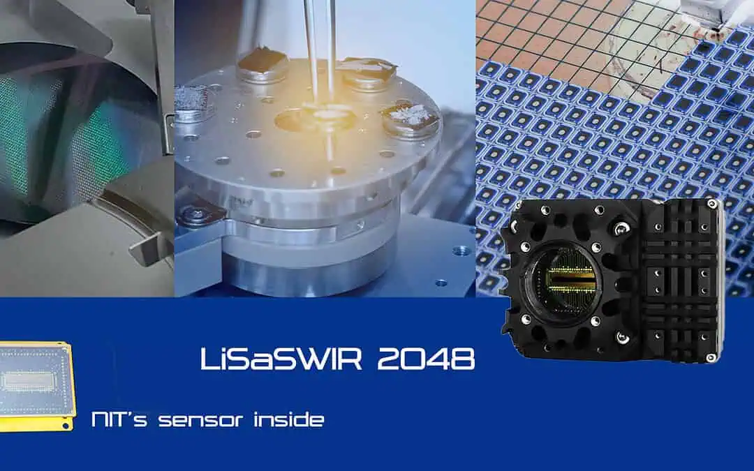 SWIR application image for semiconductor wafer inspection and silicon imaging